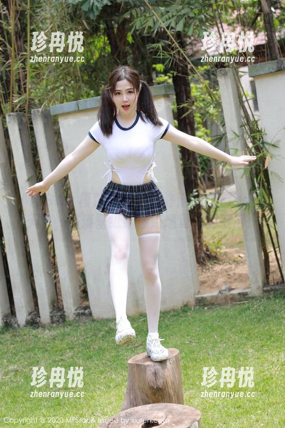MFStar模范学院 - 和许诺Sabrina在天台，高清壁纸给你点燃夏日的温度！