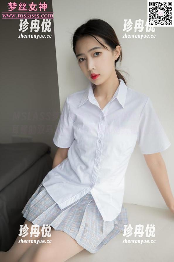 MSLASS梦丝女神 - 在图库里迷失：折耳酱的双马尾杀，脑海里都是飘逸的发丝！