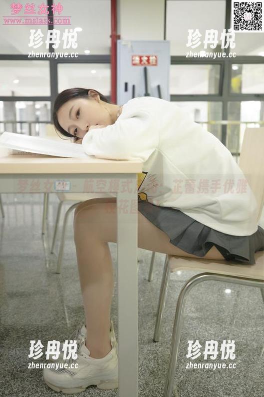 梦丝女神 - 航空模式启动：芷蕾携手优雅校花图集!